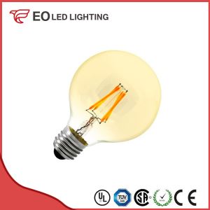 G80 E27 6W LED Balloon Gold Filament Bulb